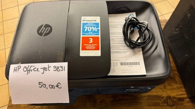 HP Officejet 3831, Ophalen, Gebruikt, Inkjetprinter, All-in-one