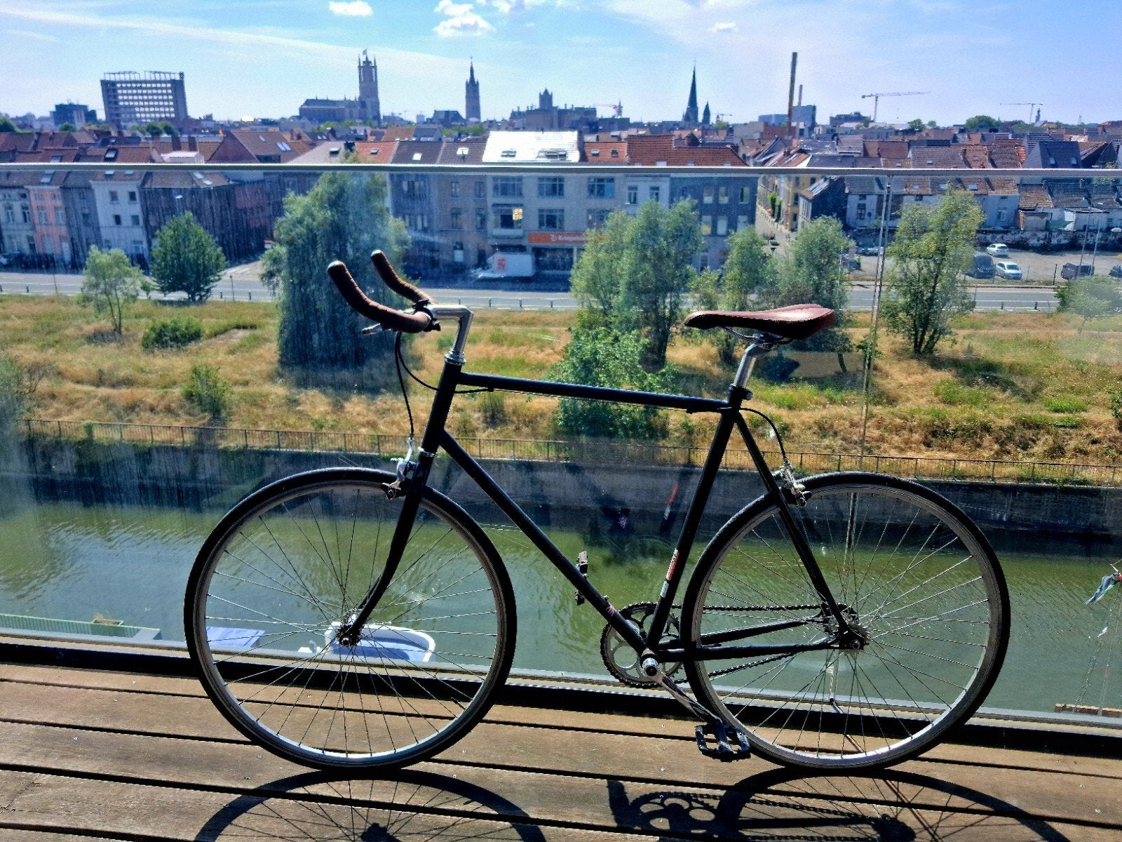 Fixie/single gear Hackney fiets, Ophalen