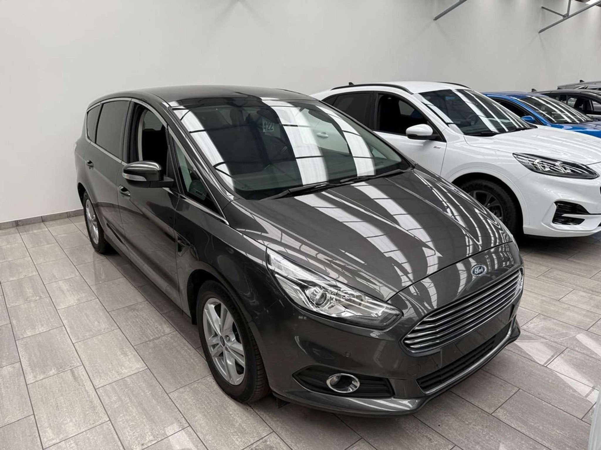 Ford S-Max TDCi Titanium Start-Stop (automatique), Autos, Ford, Argent ou Gris, Achat, Automatique, Tissu