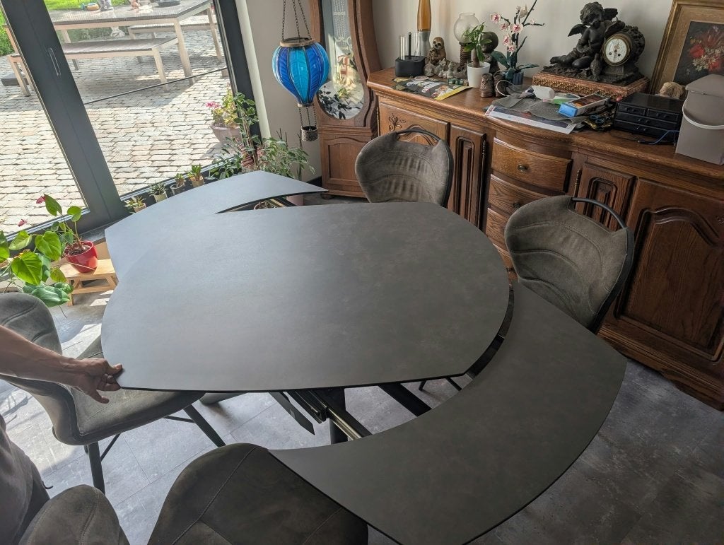 Eettafel, Huis en Inrichting, Ophalen, 50 tot 100 cm, Zo goed als nieuw, Vijf personen of meer
