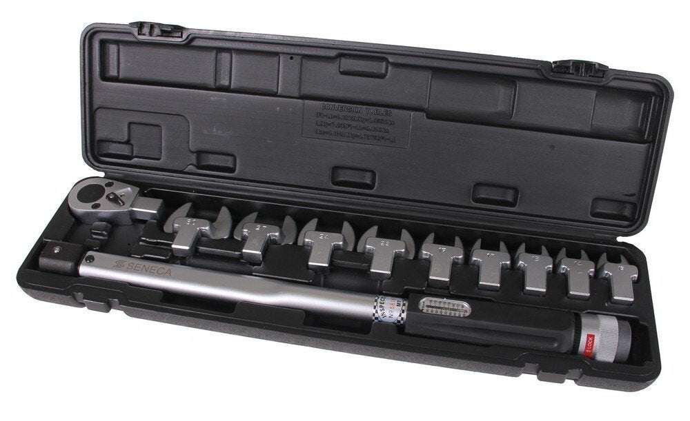 Momentsleutel 1/2" 40-200nm steeksleutel koppen, Envoi
