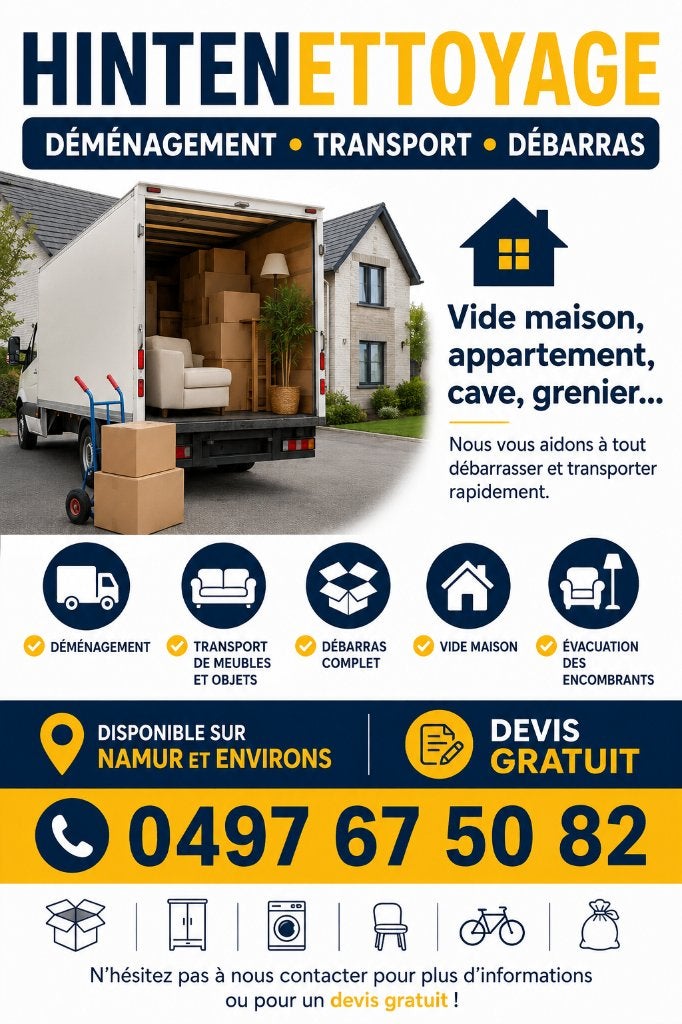 Vide maison vide encombrants nettoyage, Enlèvement