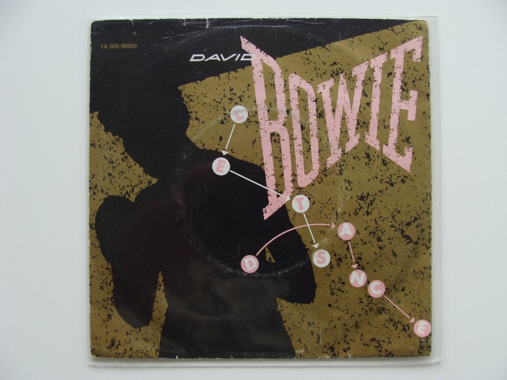 David Bowie – Let's Dance (1983), Beschermende buitenhoes, Ophalen of Verzenden, 7 inch, Rock en Metal