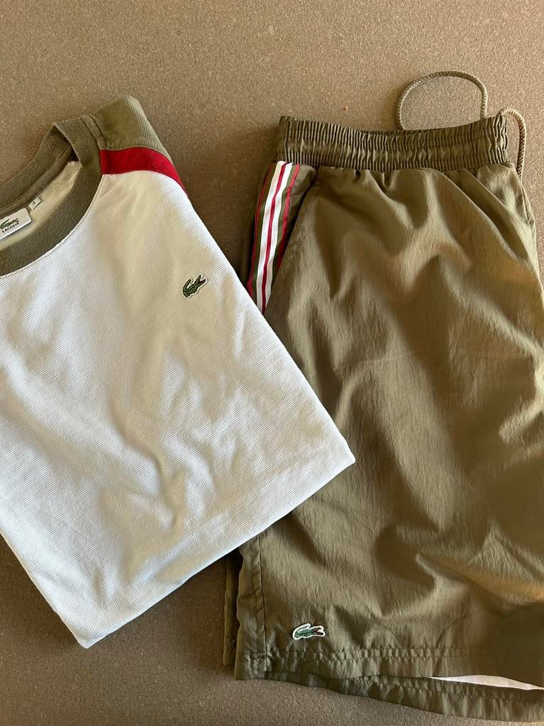 Vintage tennis outfit Lacoste size 4, Maat 48/50 (M), Ophalen of Verzenden, Zo goed als nieuw, Racketsport