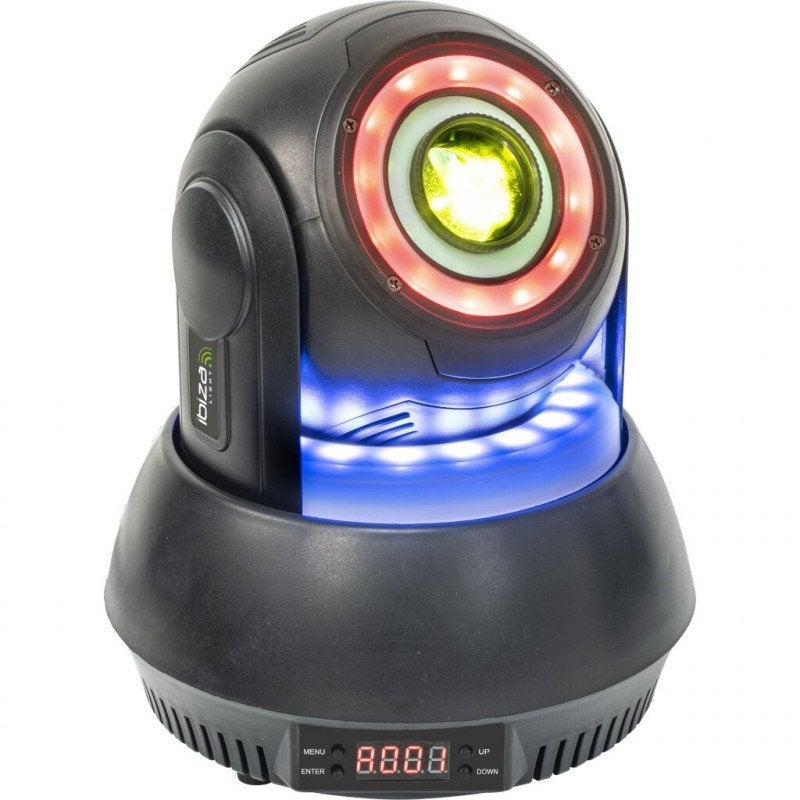 30W RGBW SPOT MOVING HEAD MET 7 GOBOS EN 3 LED RINGEN, Muziek en Instrumenten, Ophalen of Verzenden, Nieuw, Overige typen