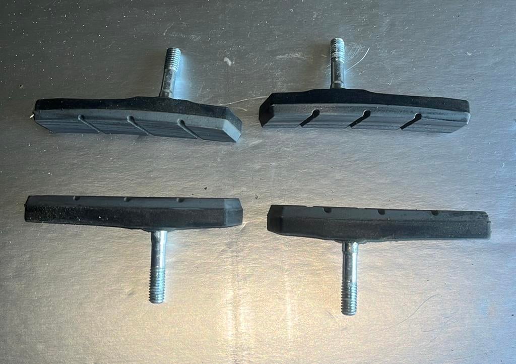 Remblokjes fiets - 2 setjes - gebruikt, Fietsen en Brommers, Ophalen of Verzenden, Gebruikt