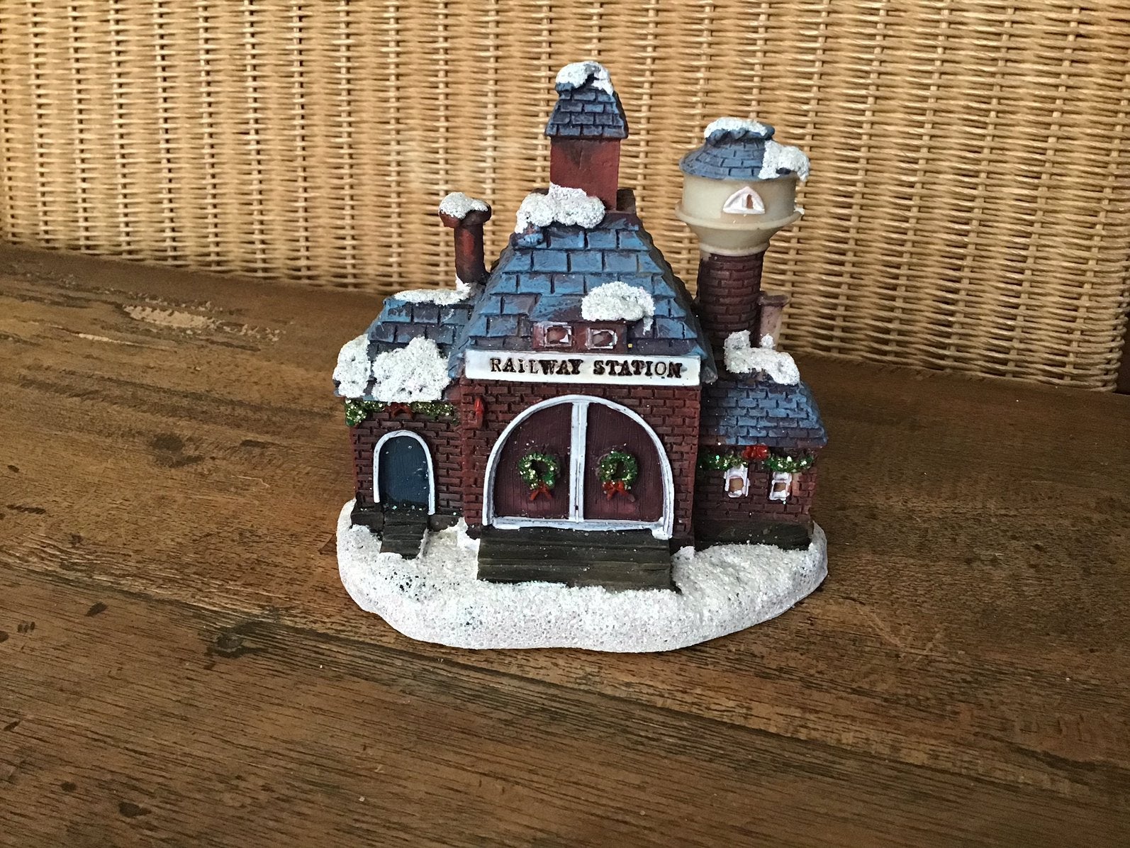 Chalet de Noël Chalet de l'Avent Gare, Enlèvement ou Envoi, Comme neuf