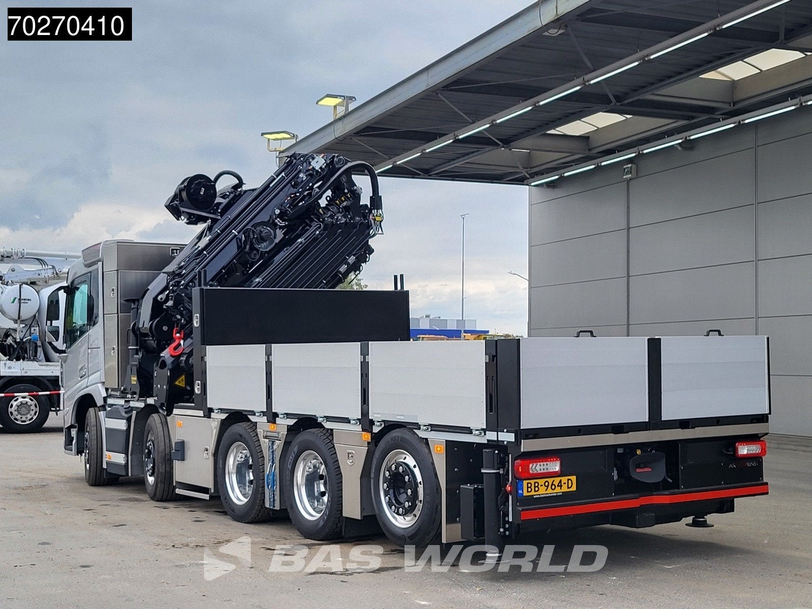 Volvo FM 500 10X4 NEW! Palfinger PK580 TEC + PJ090C JIB 2.5t, Auto's, Automaat, Euro 6, Overige kleuren, Leder