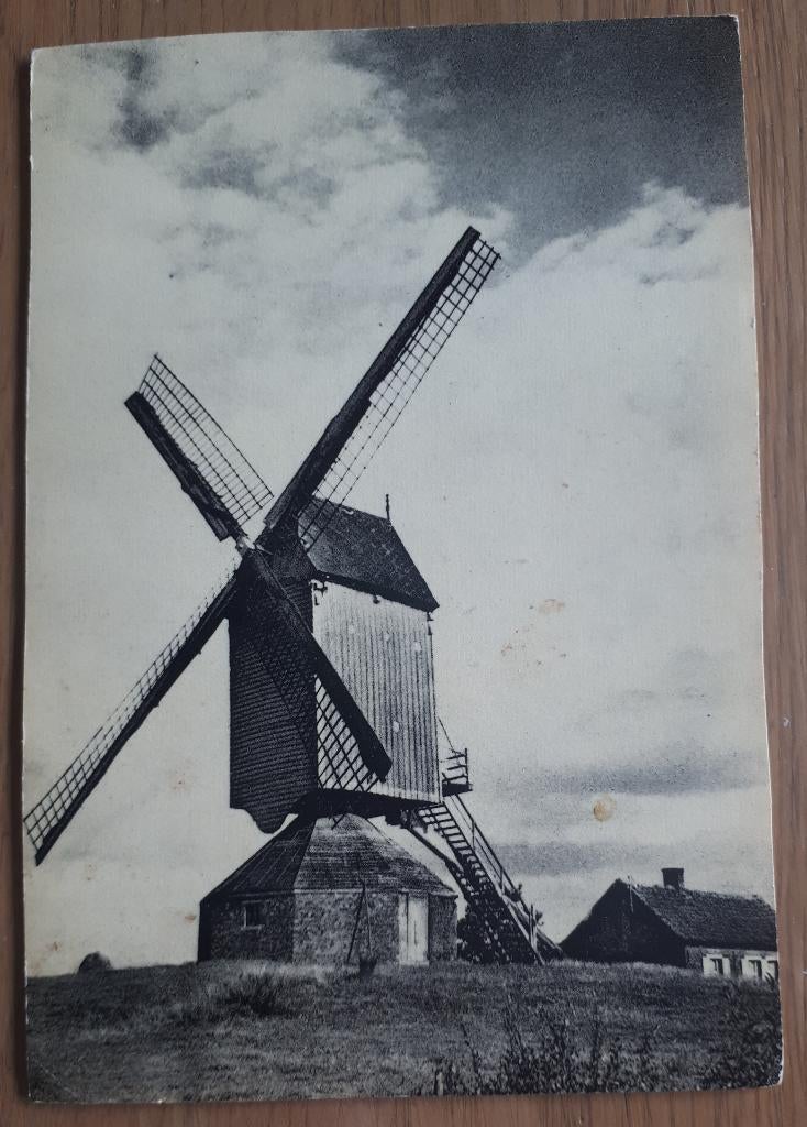 Postkaart Heist:  Molen Bruggeneinde, Verzamelen, Postkaarten | België, Verzenden, 1960 tot 1980, Ongelopen, Antwerpen