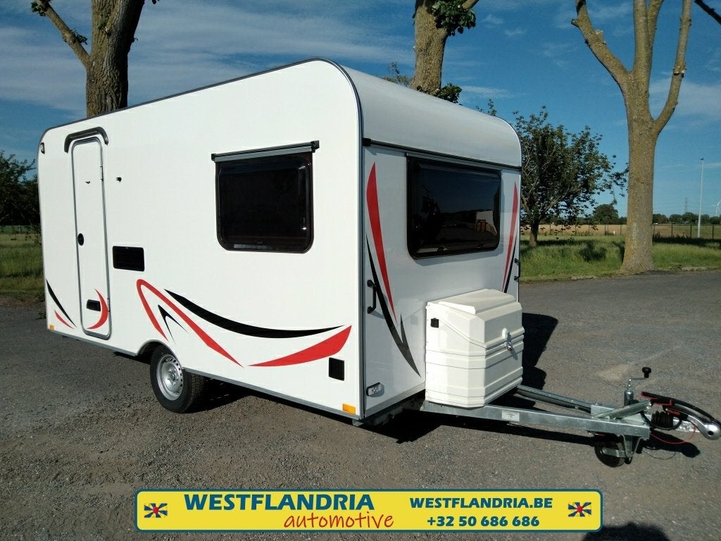 Caravane pour 4 personnes, modèle Demo, MTM 1000 kg, Caravanes & Camping, Caravanes, Entreprise, jusqu'à 4, 750 - 1000 kg, Siège standard
