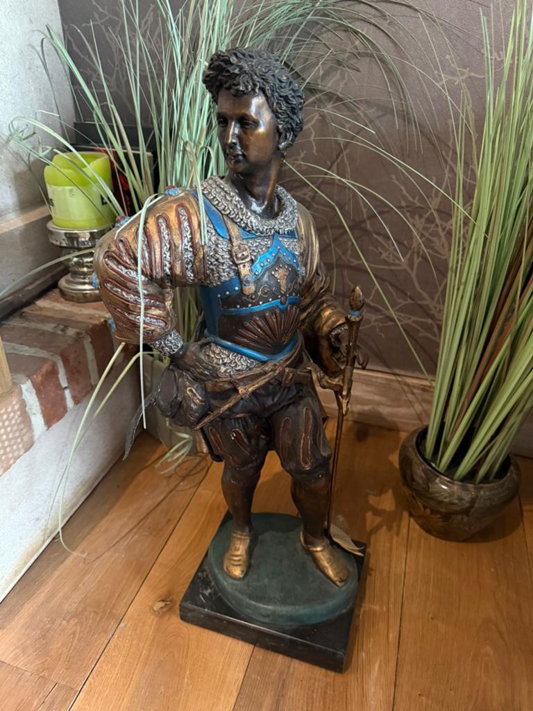 Bronzen beeld, Ophalen