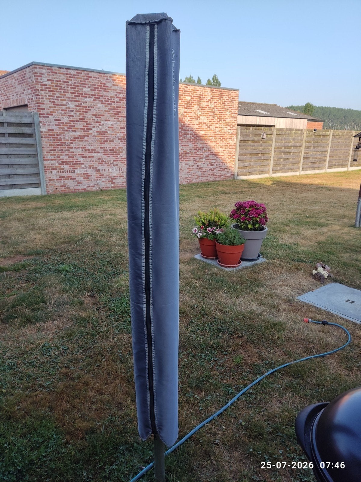 Droogmolen met hoes en grondanker, Ophalen, Droogmolen