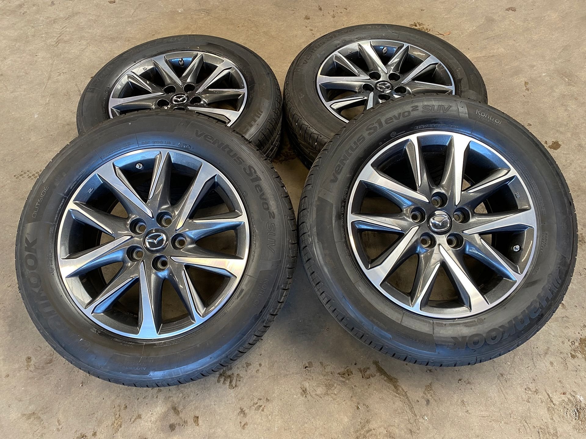 17 inch originele velgen + ️ of ️ banden Mazda CX-5, Autos : Pièces & Accessoires, Pneus et Jantes, 215 mm, Véhicule de tourisme