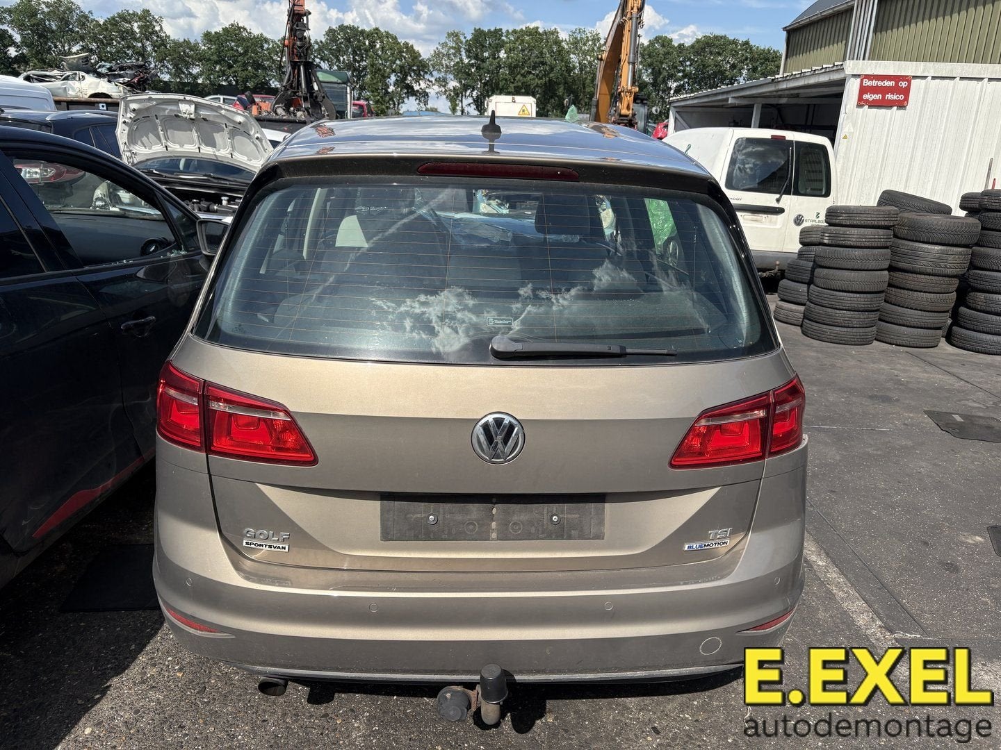 Achterklep Volkswagen Golf Sportsvan (AUVS) 2015-2021, Arrière, Volkswagen, -, Origine de la pièce connue