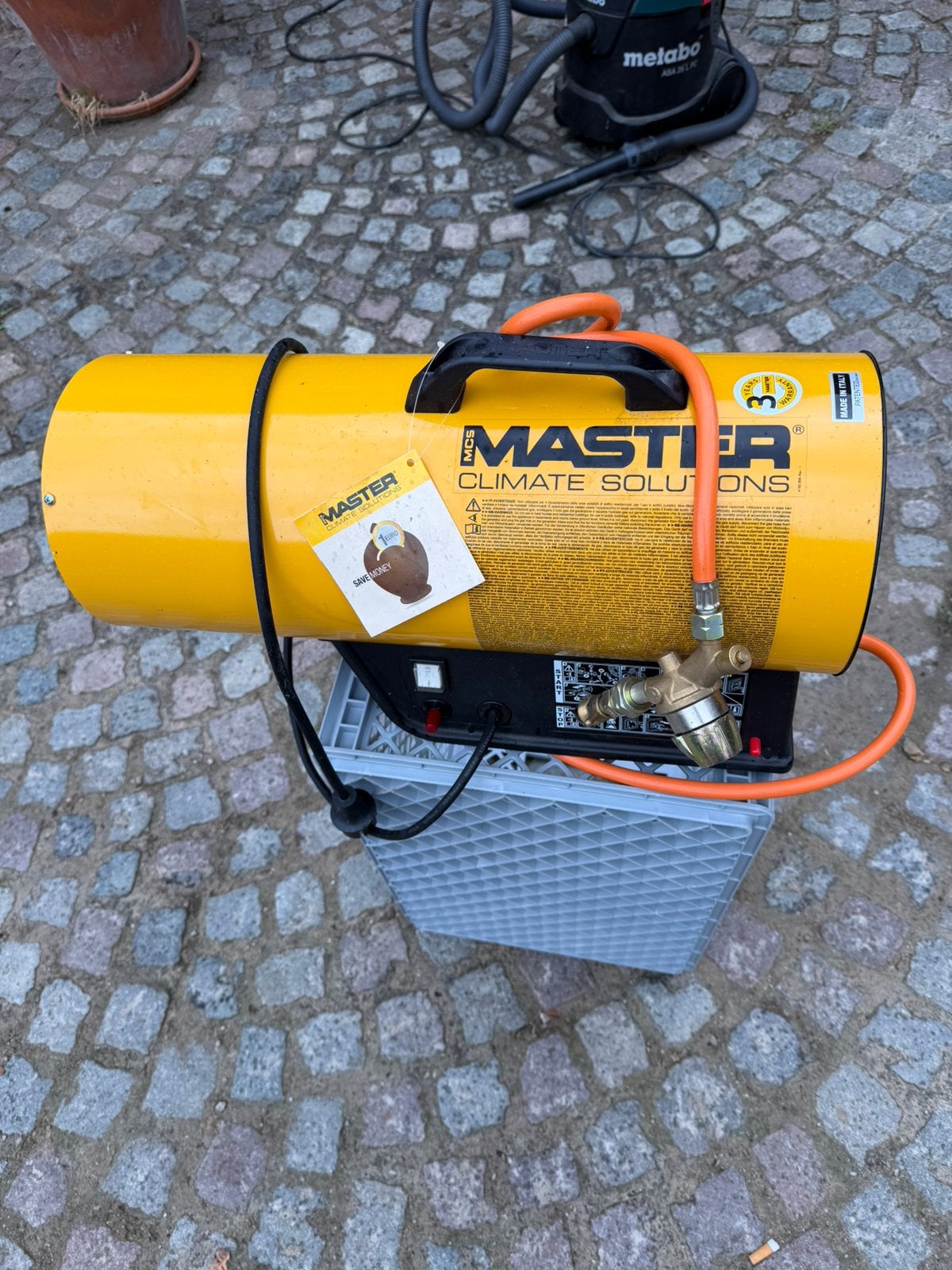 Heteluchtblazer MASTER, Ophalen, Zo goed als nieuw