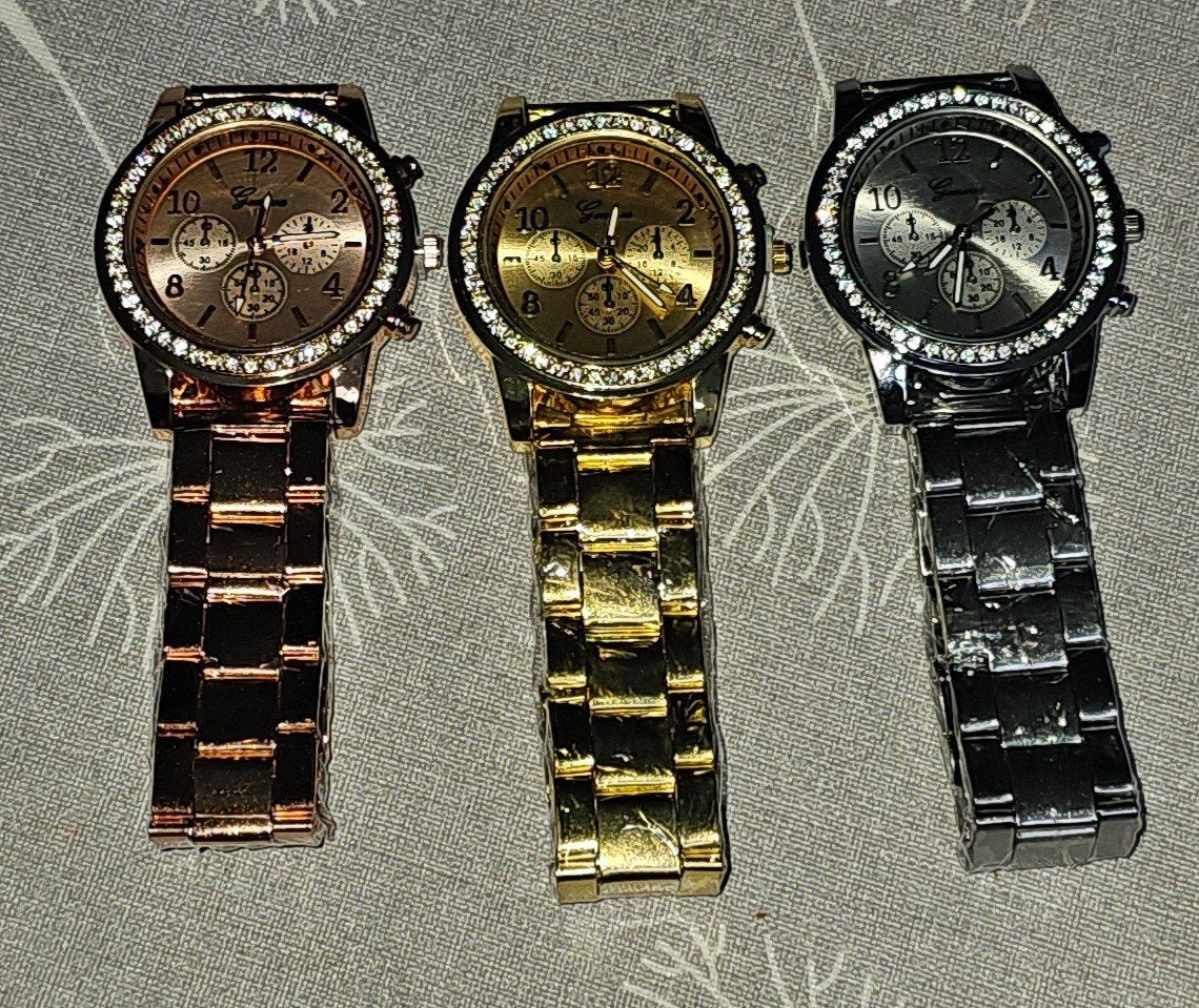 dames horloges bling bling nieuw, Ophalen, Nieuw, Polshorloge