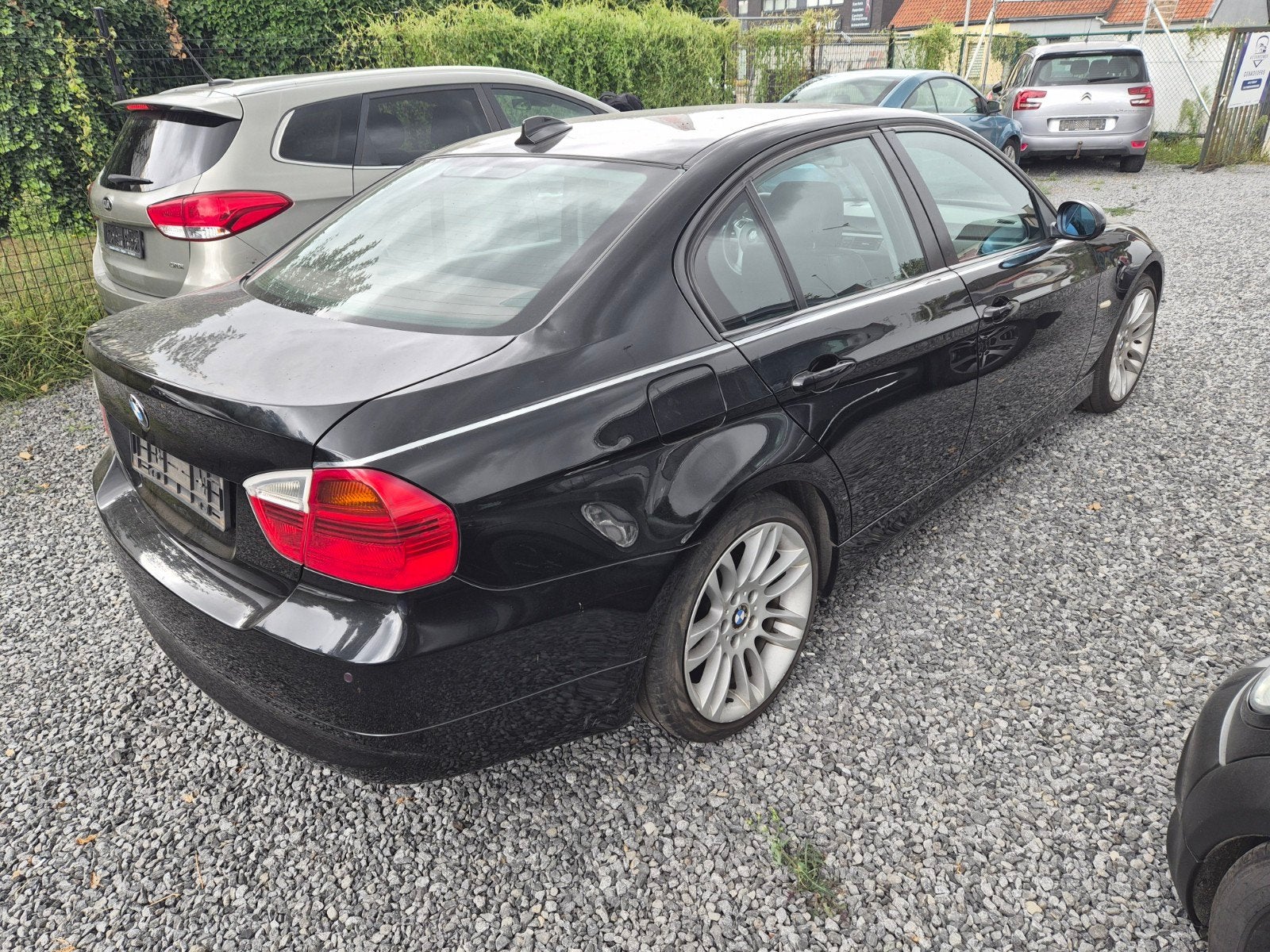 BMW 320i E90 Benzine, Auto's, BMW, Zwart, Zwart, 5 deurs, Euro 4