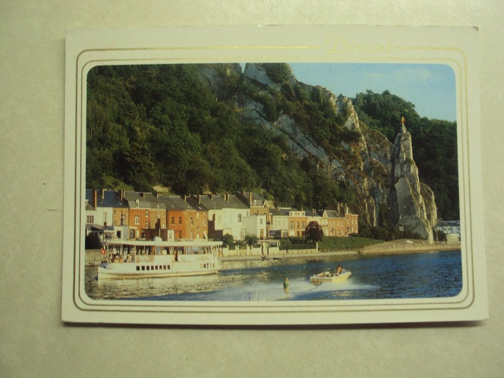 54514 - DINANT - LA MEUSE ET LA ROCHE A BAYARD - 2 FOTO'S, Collections, Enlèvement ou Envoi
