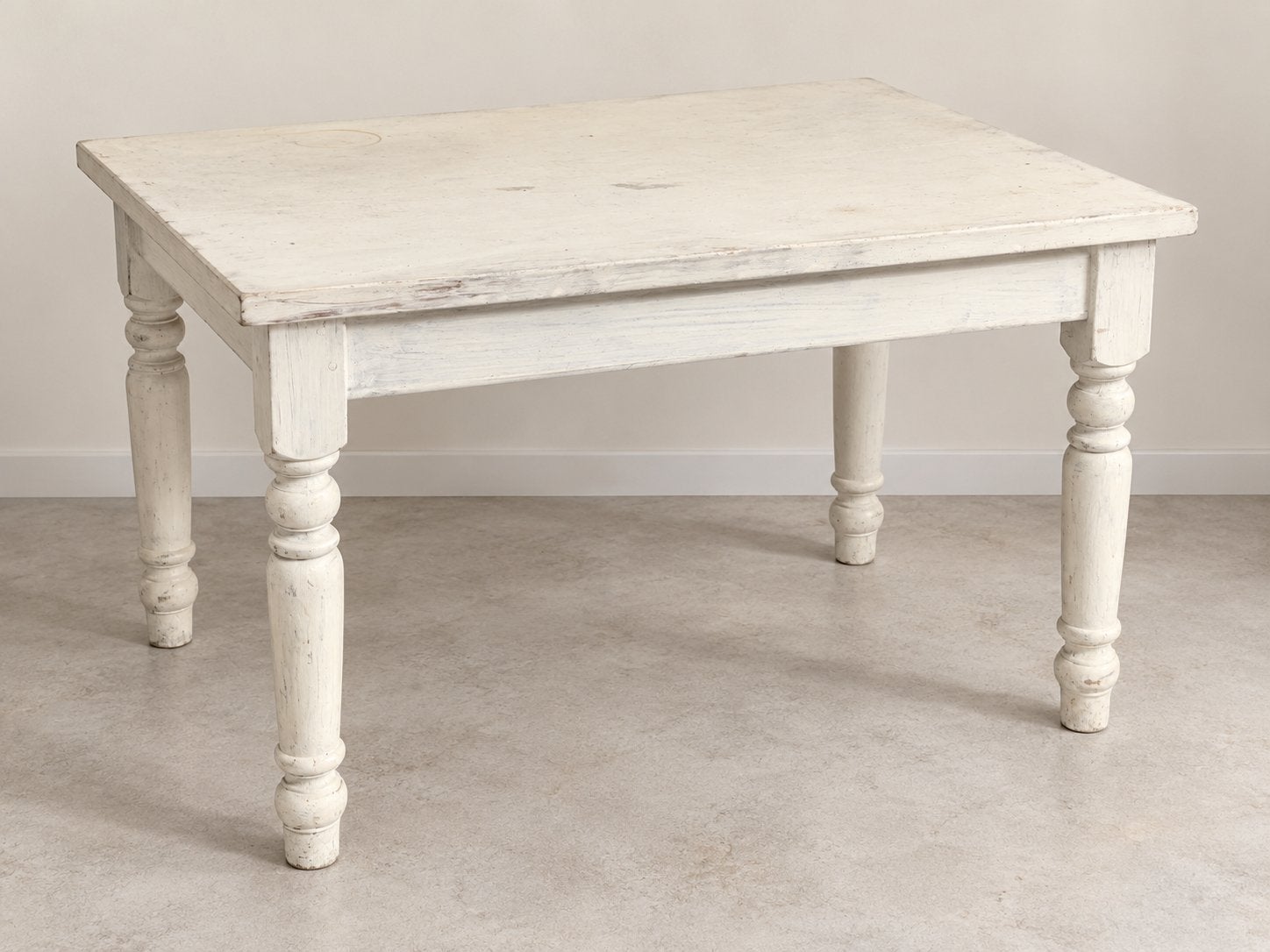 Eiken tafel met gedraaide poten, Enlèvement