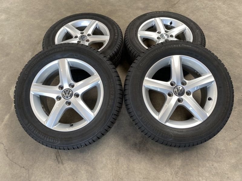 16 inch originele velgen + winterbanden Volkswagen Passat As, Pneus et Jantes, 16 pouces, -, Utilisé