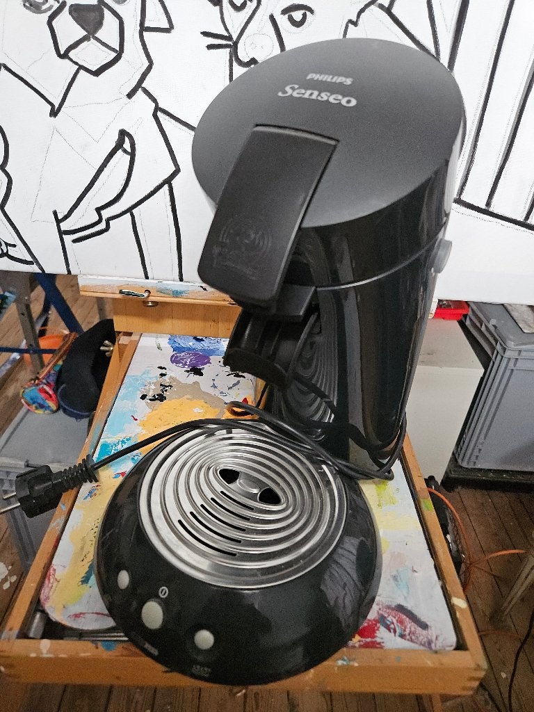 senseo koffiezet, Ophalen