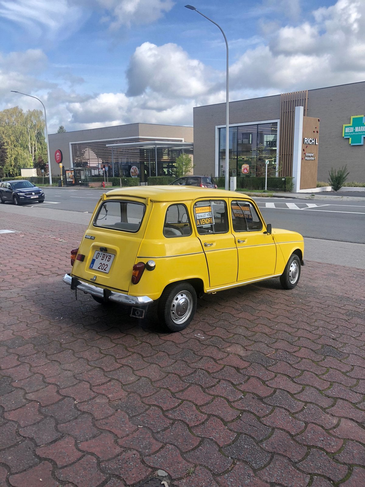 Renault 4TL, Autos, Cuir, Achat, Jaune, Boîte manuelle