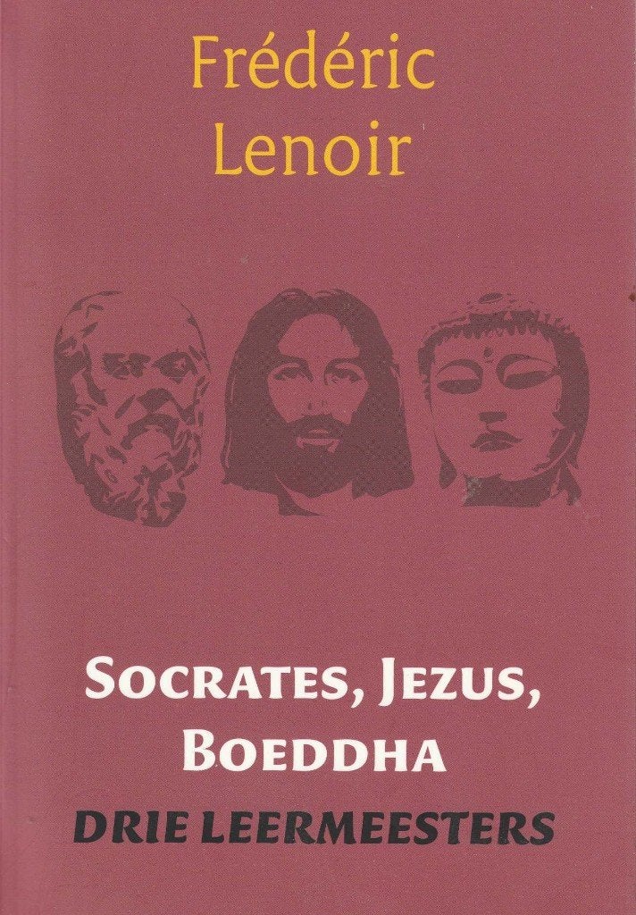 Socrates, Jezus, Boeddha Drie Leermeesters, Ophalen of Verzenden, Zo goed als nieuw, Frédéric Lenoir