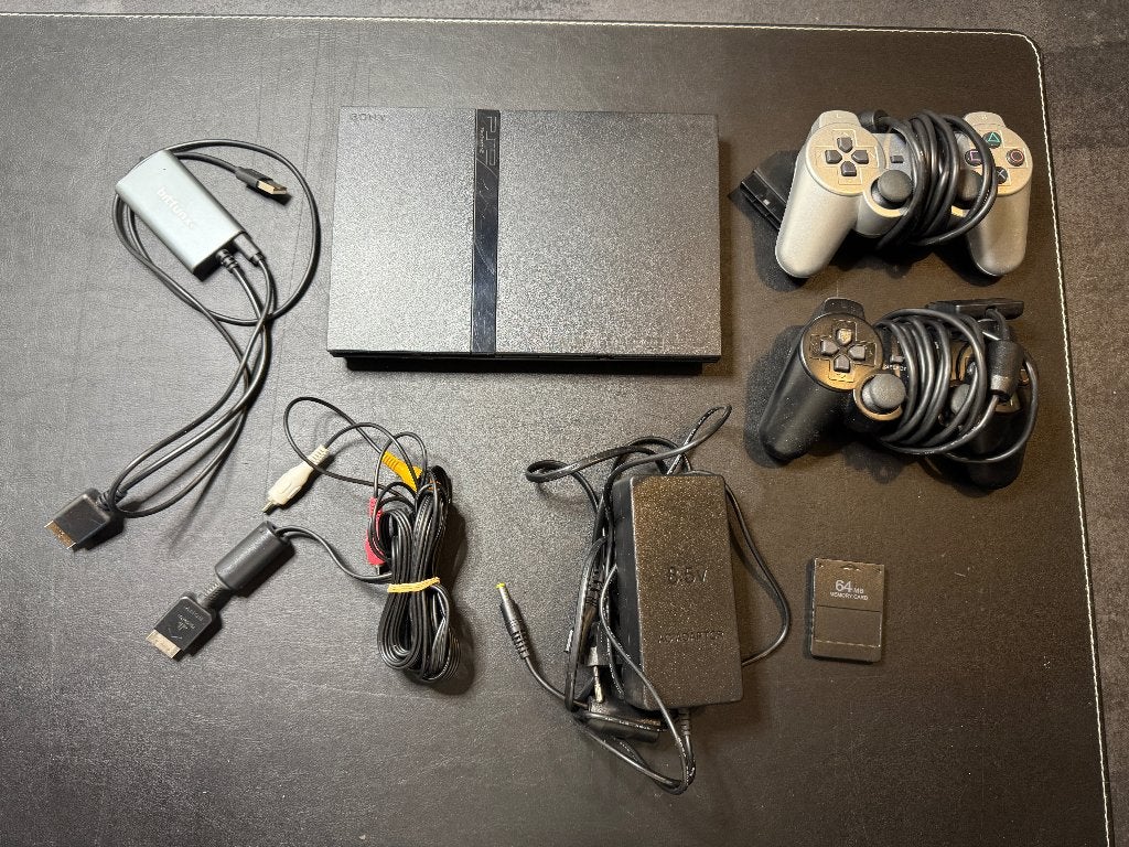 ps2 Singstar + games, Games en Spelcomputers, Ophalen, Gebruikt, Zwart, Met games