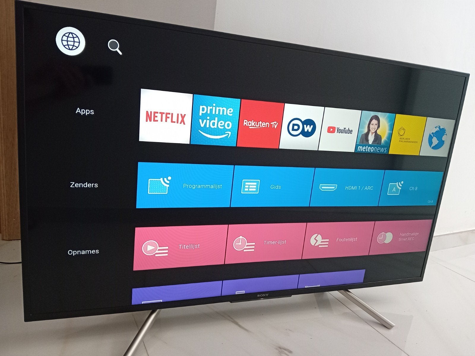Smart tv Sony Full HD 127cm, Ophalen, LED, 120 Hz, Zo goed als nieuw