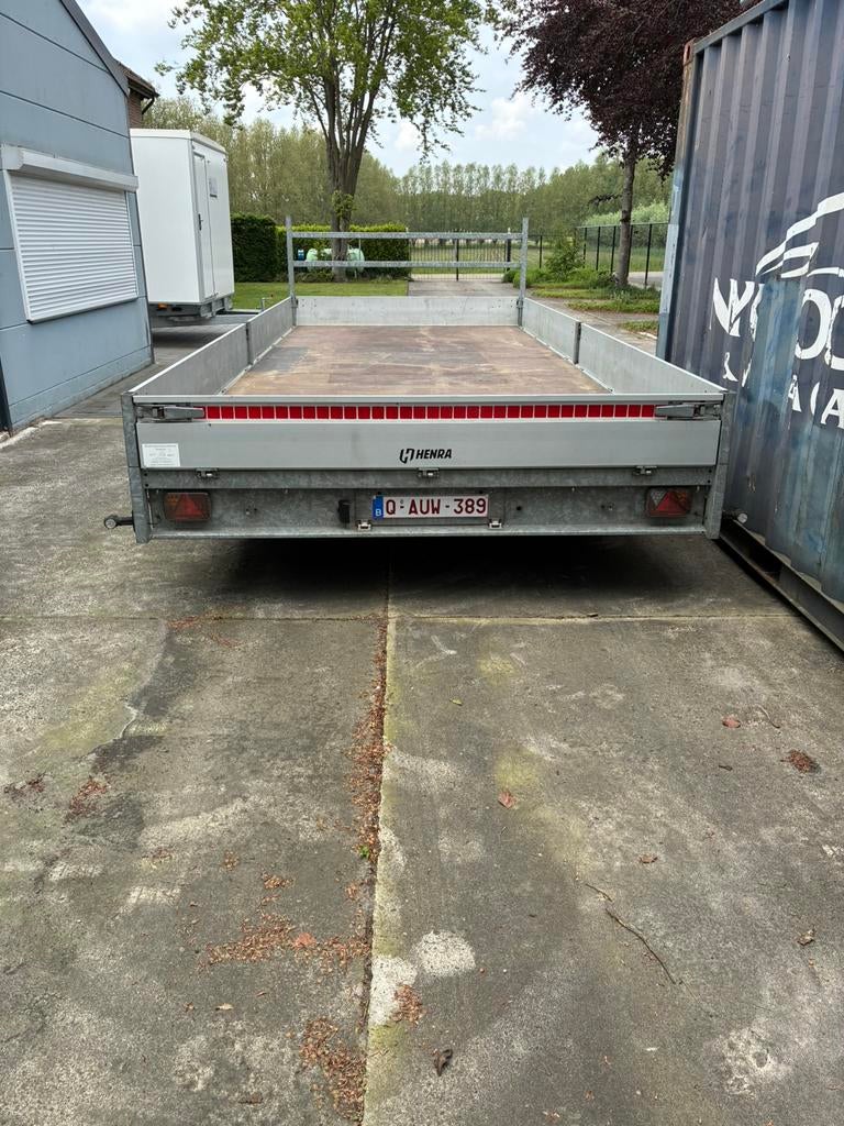 Henra platea aanhangwagen 610 cm x 244cm., Ophalen, Gebruikt