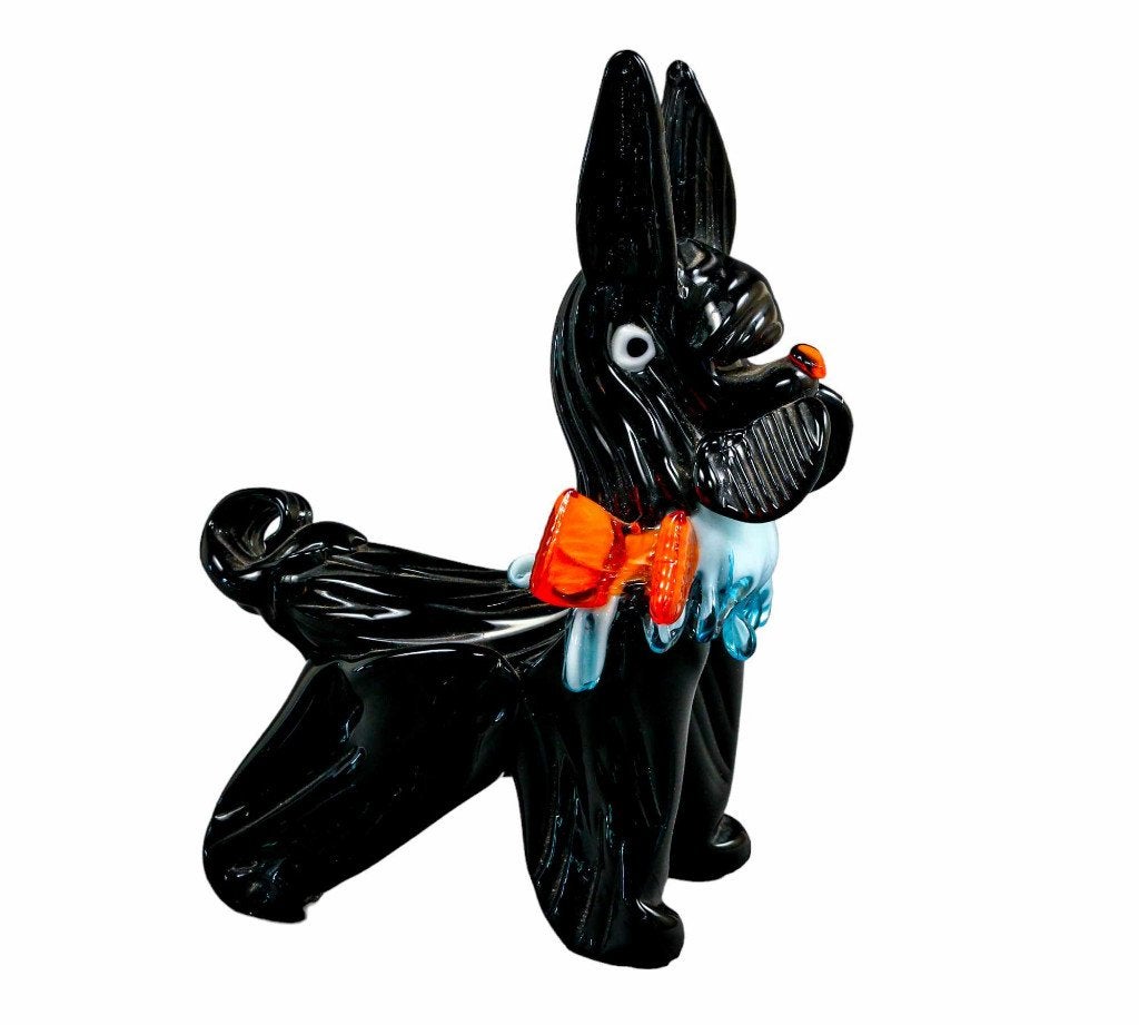 Chien en verre Ercole Barovier de 16 cm sur 21 de haut, Enlèvement