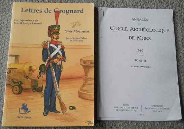 Correspondance d'un artilleur belge dans armées de Napoléon, Livres, Enlèvement ou Envoi, 19e siècle, Utilisé, Europe