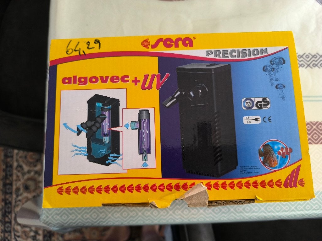 UV - Filtre pour aquarium, Animaux & Accessoires, Poissons | Aquariums & Accessoires, Sera, Enlèvement ou Envoi, Comme neuf, Accessoires inclus