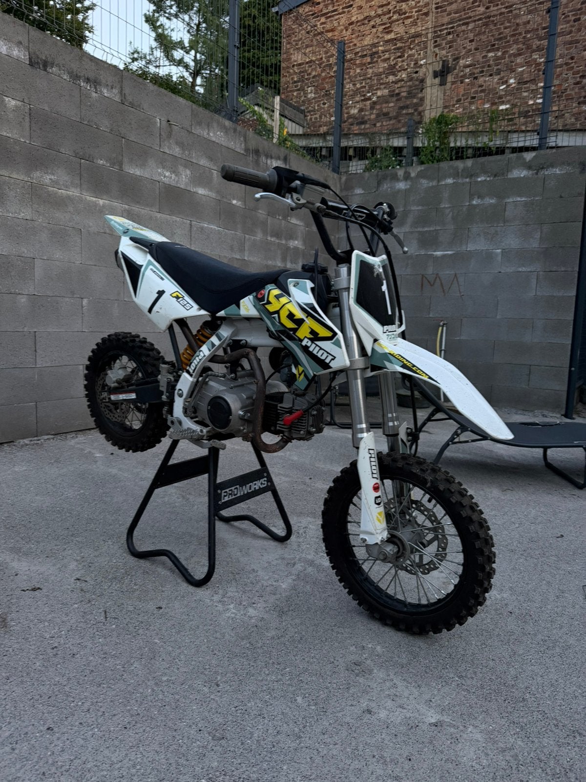 Ycf 125 Pilot, Dirt Bike, 125 cm³, Comme neuf, Enlèvement