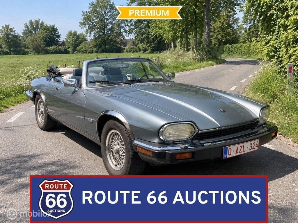 Jaguar XJS12 Cabriolet | 1992 | Route 66 Auctions, Achat, Entreprise, Boîte manuelle, Autre carrosserie