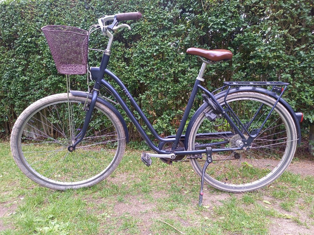 Stadsfiets Elops 520 L/XL Damesfiets Meisjesfiets, Ophalen, Gebruikt, Velgrem, Overige merken