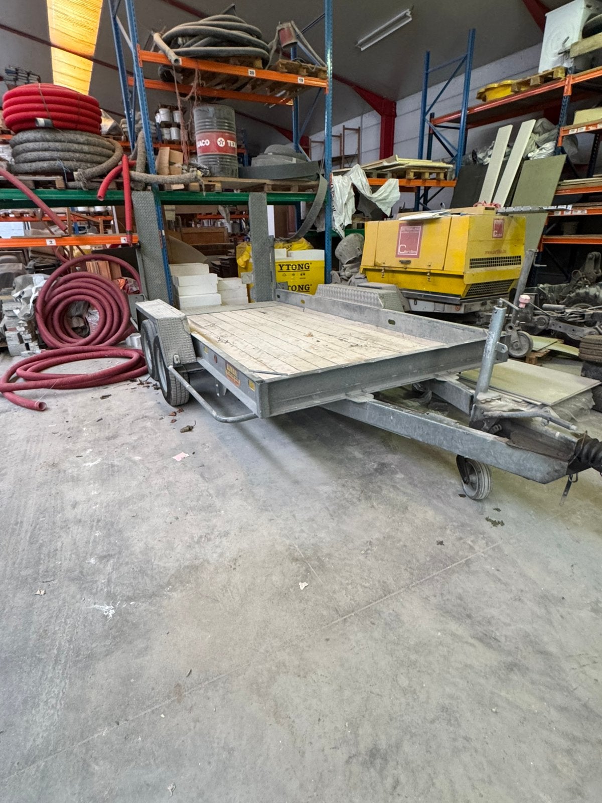 Machinetransporter tack mtm 3500kg, Ophalen, Gebruikt