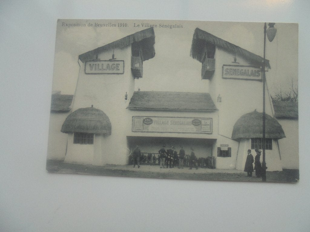 brussel expo 1910-le village senégalais, Verzamelen, Verzenden, Voor 1920, Gelopen, Brussel (Gewest)