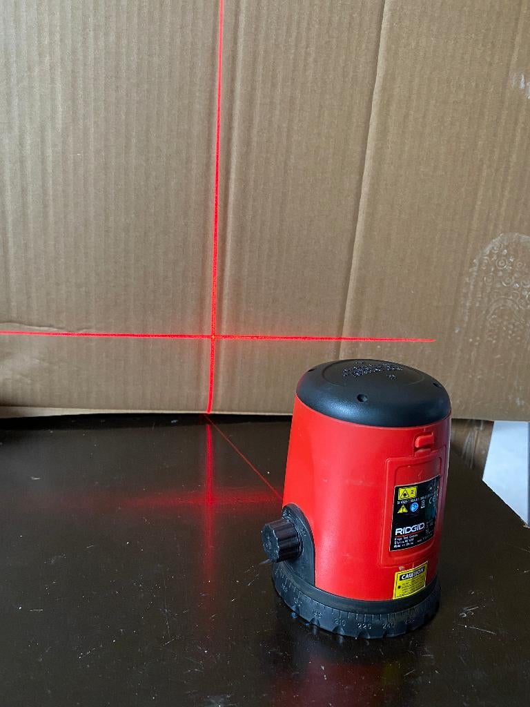 Ridgid niveau laser horizontal et vertical, Doe-het-zelf en Bouw, Ophalen, Gebruikt