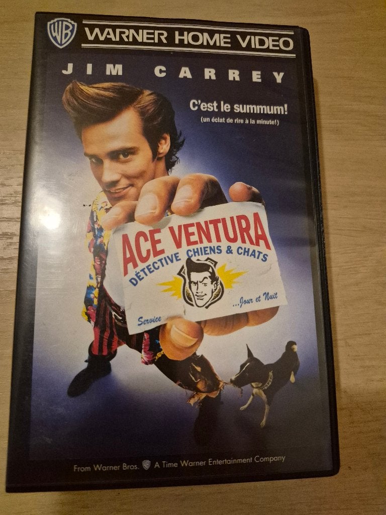 K7 VHS ice ventura, CD & DVD, Enlèvement ou Envoi, Comédie, Français, Comme neuf