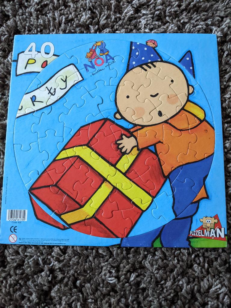 Ronde puzzel, Ophalen of Verzenden, 10 tot 50 stukjes, Zo goed als nieuw, 4 tot 6 jaar