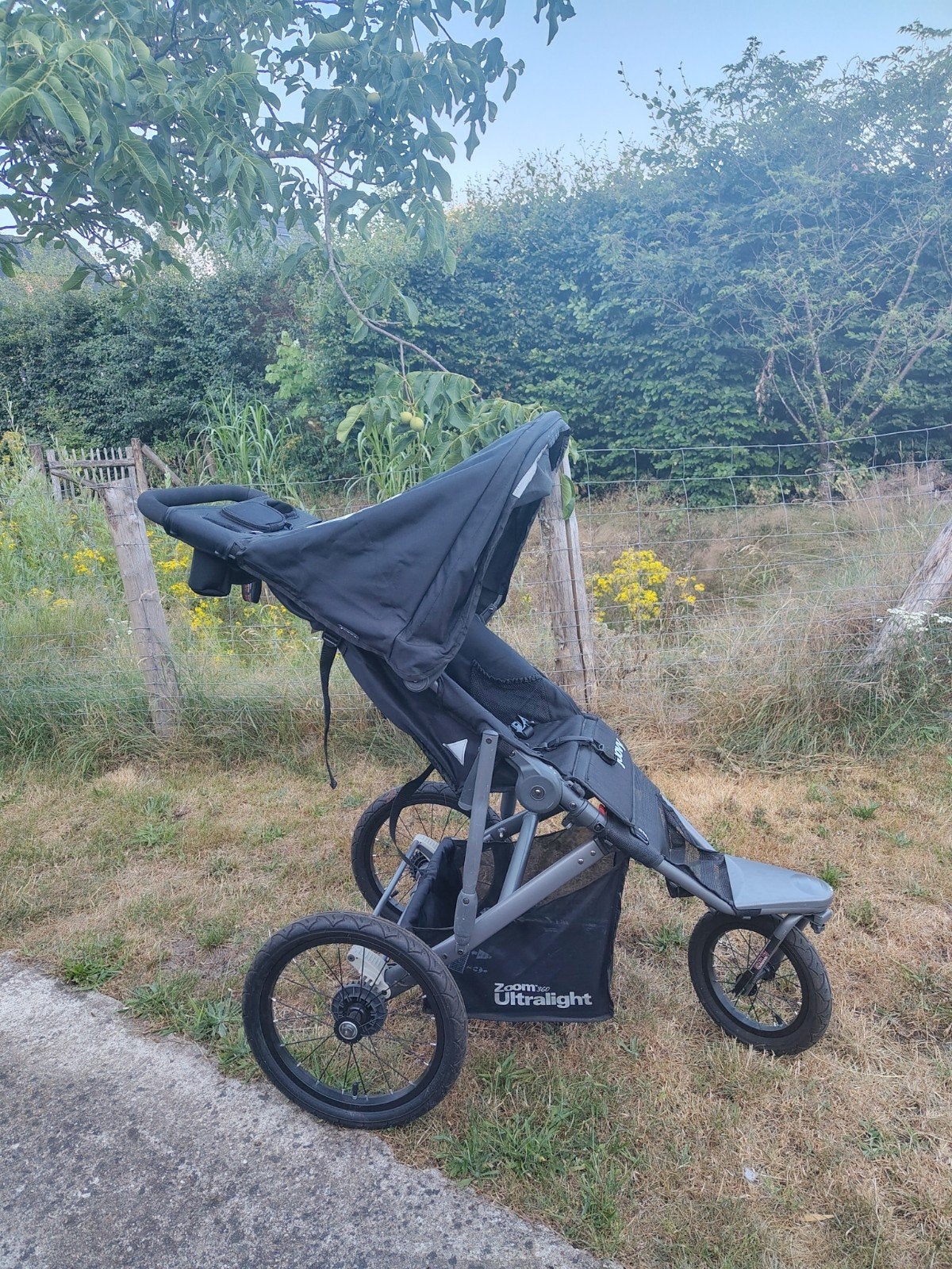Loopbuggy, Ophalen, Regenhoes