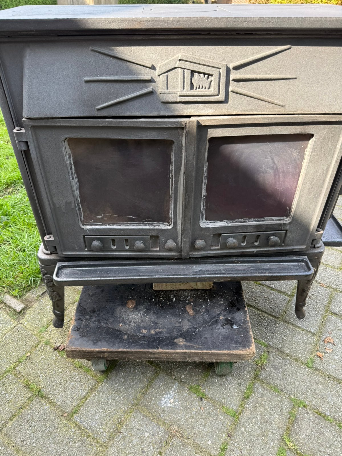 Houtkachel dovre, Huis en Inrichting, Ophalen, Zo goed als nieuw, Hout, Houtkachel
