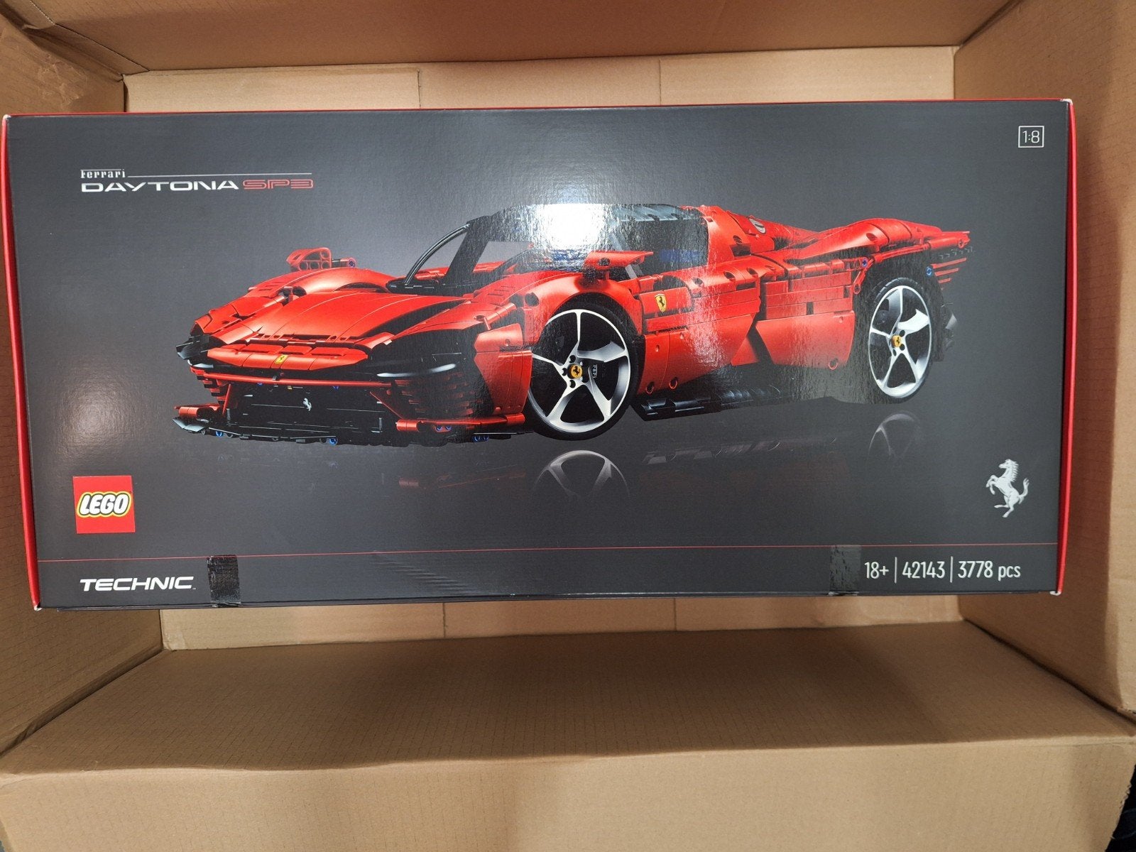 Lego 42143 Ferrari Daytona, Neuf, Enlèvement ou Envoi, Lego, Ensemble complet