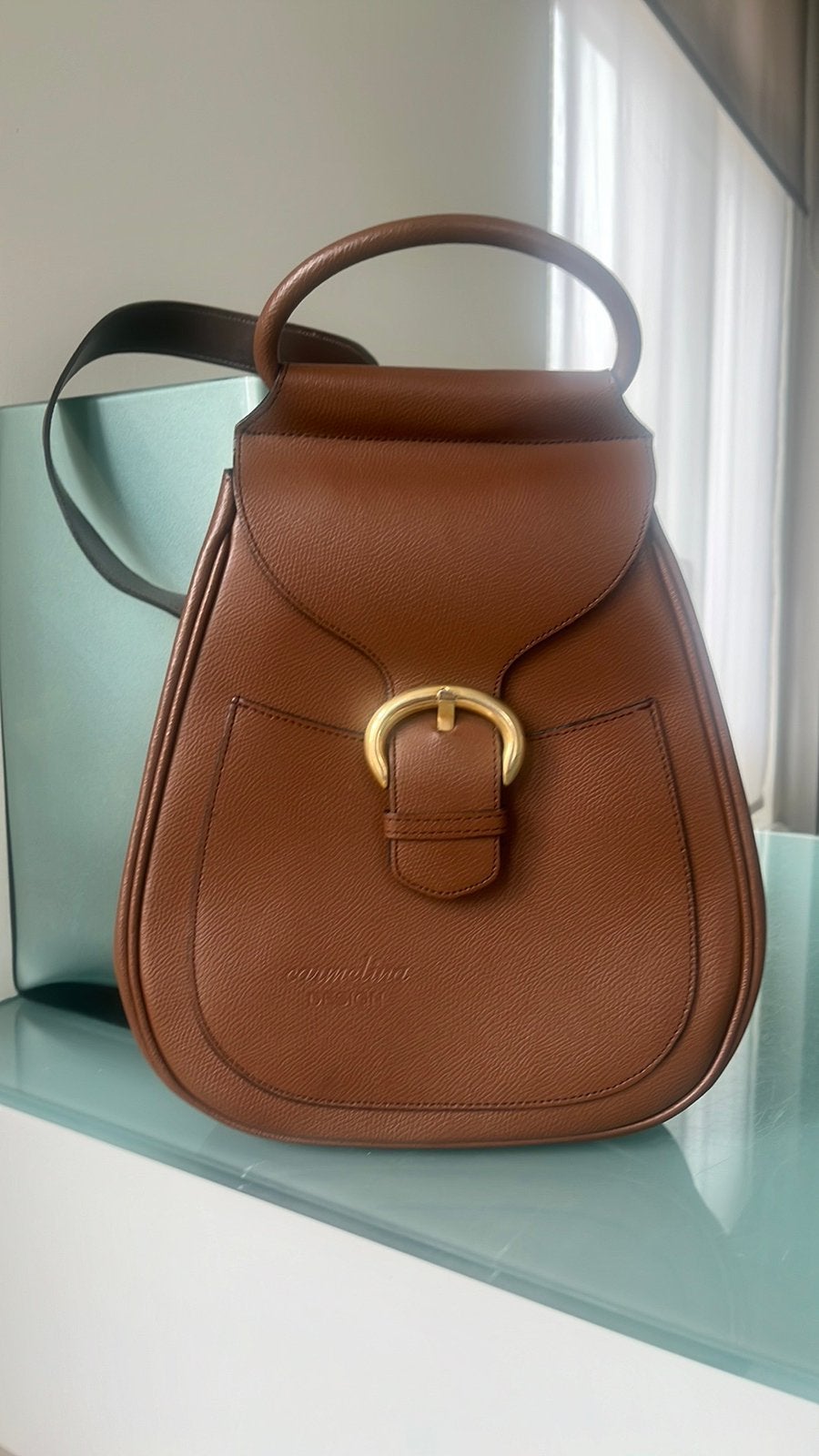 Prachtige nieuwe handtas Carmelina design, Handtassen en Accessoires, Tassen | Damestassen, Ophalen of Verzenden, Nieuw, Handtas