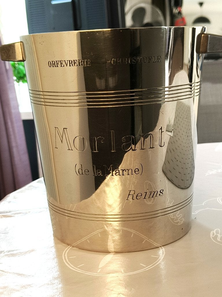 Champagne koeler Christofle Morlant Reims Art Deco, Antiek en Kunst, Ophalen