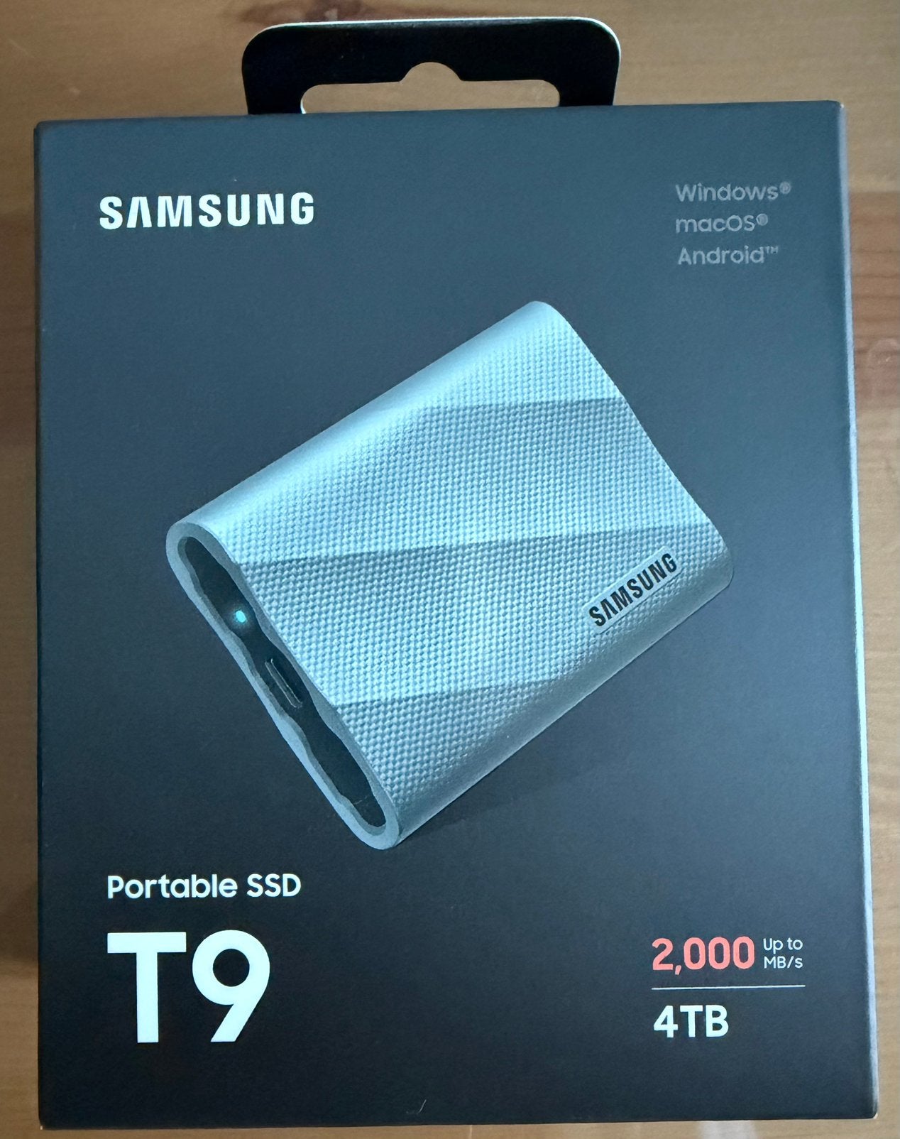 Samsung SSD T9 4 TB, Computers en Software, Harde schijven, SSD, Nieuw, Ophalen of Verzenden, Samsung