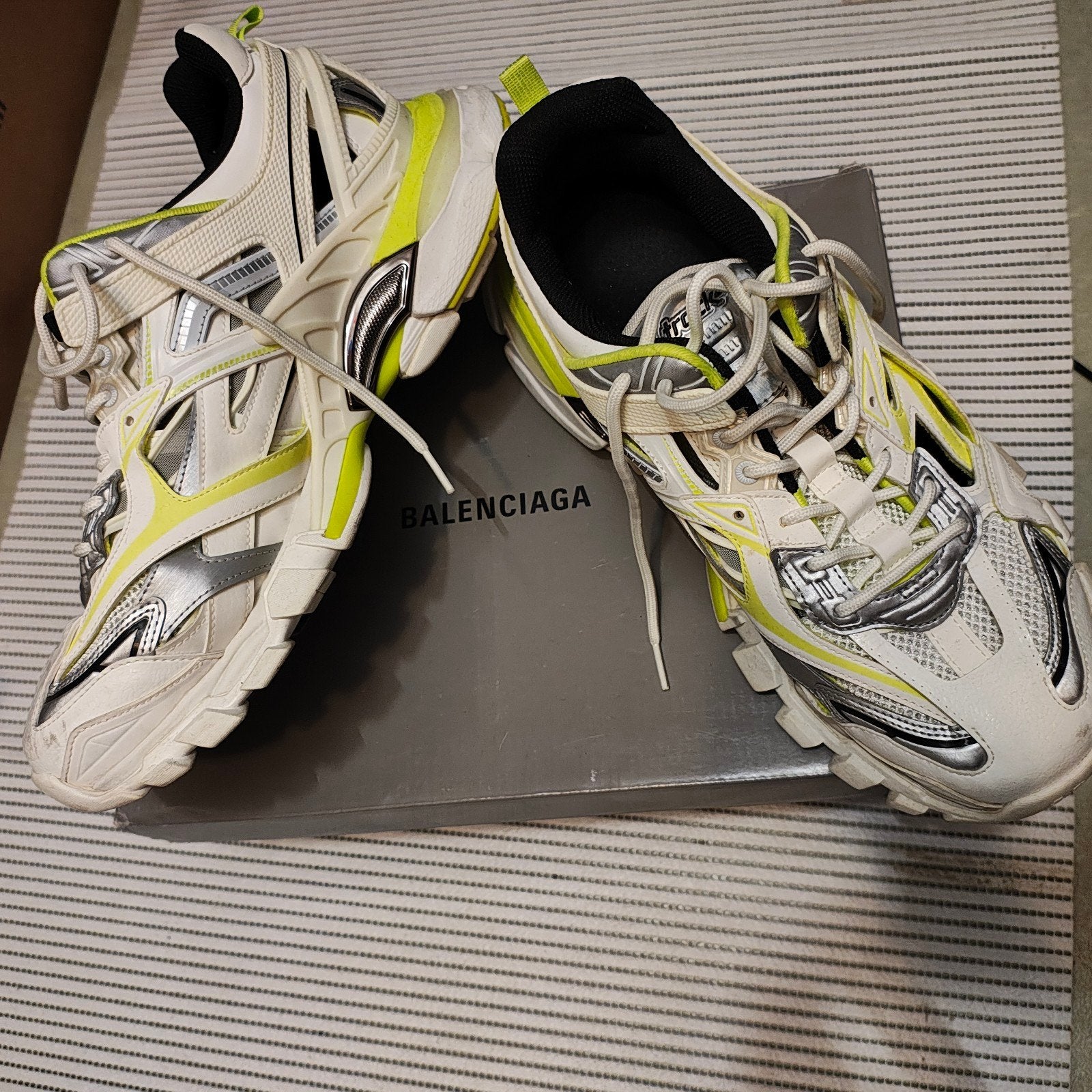 BALENCIAGA track 2 (size 45), Kleding | Heren, Schoenen, Wit, Ophalen of Verzenden