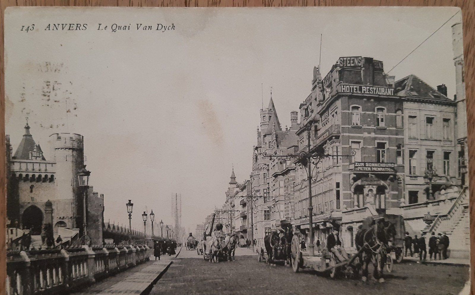 ANTWERPEN ANVERS QUAI VAN DYCK KAAI TOP, Ophalen of Verzenden, Antwerpen