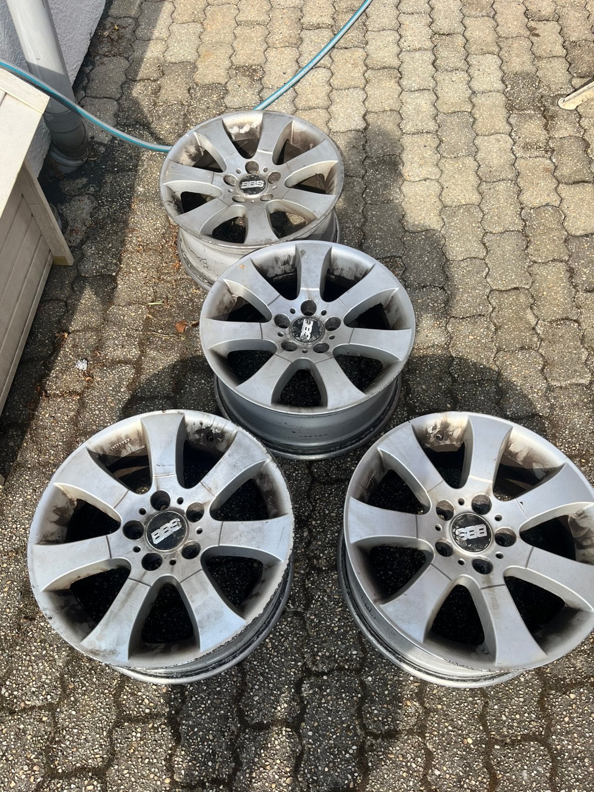 Jantes BBS pour BMW 5x120, Auto-onderdelen, Banden en Velgen, Ophalen, Gebruikt, Velg(en), 17 inch